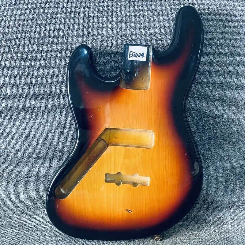 Tobacco Burst Left Handed Jazz Bass Body image 1