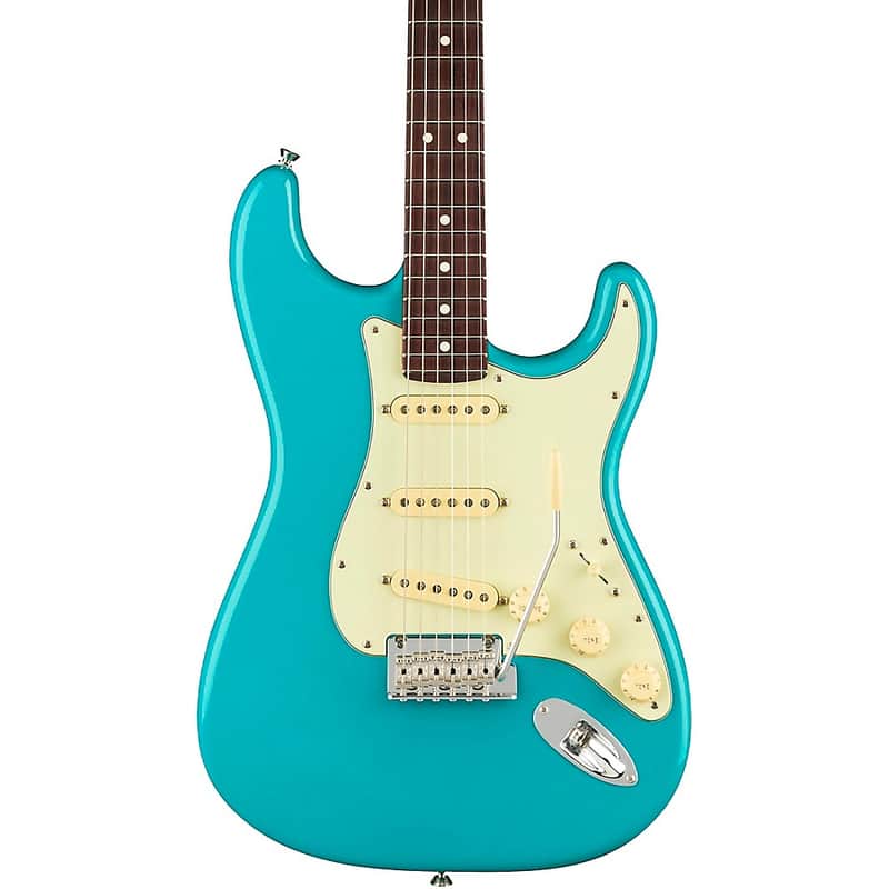Fender American Professional II Stratocaster Rosewood Fingerboard Electric Guitar Regular Miami Blue image 1