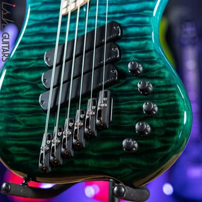 Dingwall Z3 6-String Bass Green to Turquoise Fade image 4