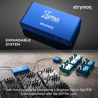 Strymon ZUMA + Free Noise Shirt 9-Output High Current DC Power Supply - Blue image 7