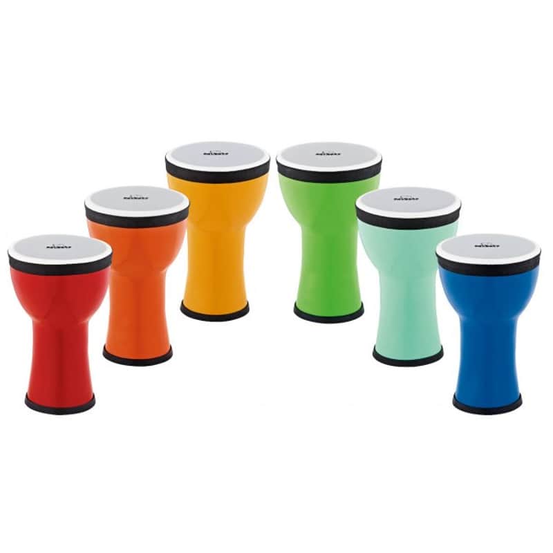 MEINL NINOSETEMDJ Djembe Rhythmus Set 6er fürs Klassenzimmer image 1