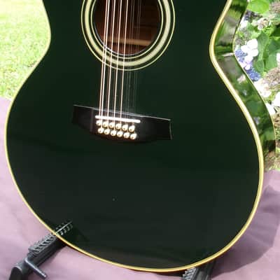 1979 Ibanez Concord J-502BK 12-String Jumbo Late 1970s Black / MIJ Lawsuit Era Vintage + Original Hard Case image 2
