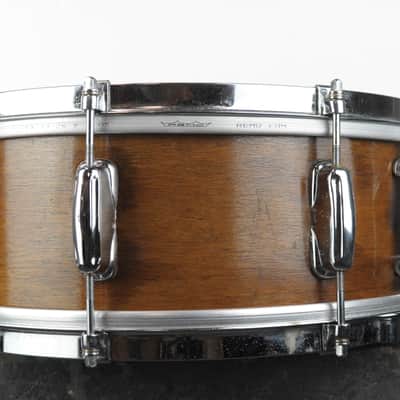 1950s Slingerland 5x14 Natural Student Radio King Snare Drum image 7
