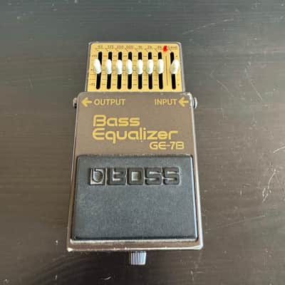 Boss GE-7B Bass Equalizer (1987) - Black Label - Made in Japan - Excellent ! image 2
