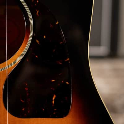 Epiphone 1942 Banner J-45 Reissue Acoustic-Electric Guitar - Vintage Sunburst with Hardshell Case image 9