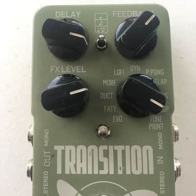 TC Electronic Transition Stereo Digital Delay Echo Rare Guitar Effect Pedal image 2