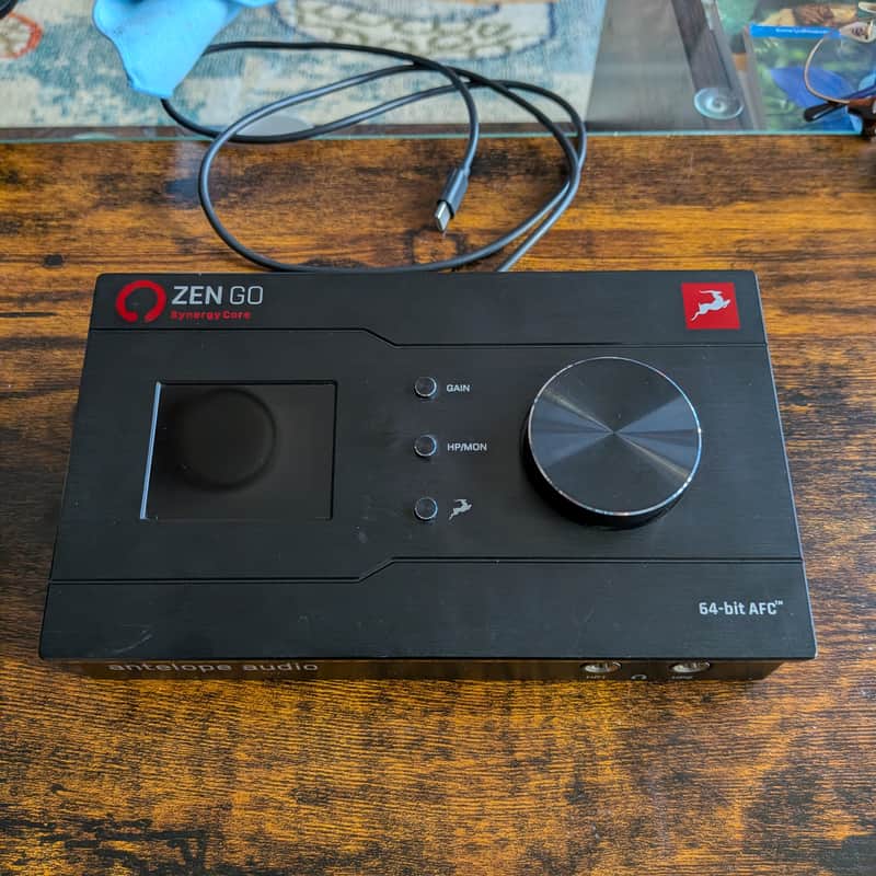 Antelope Audio Zen Go Synergy Core USB Type-C Audio Interface 2021 - Present - Black image 1