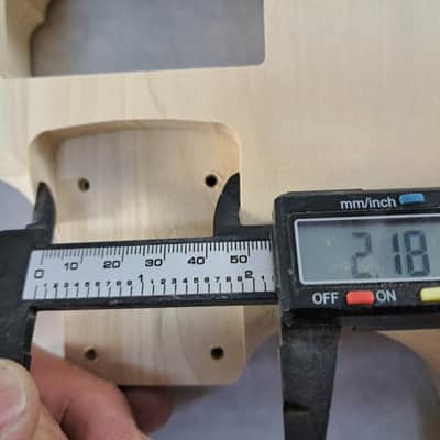 Unfinished Poplar HSH Hardtail guitar body - fits Fender Strat Stratocaster necks J2427 image 9