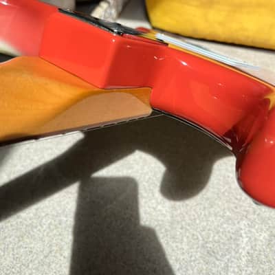 Fender Limited Edition Jimi Hendrix Artist Series Signature Monterey Pop Festival Graphic Stratocaster 2017 Strat PF Pau Ferro Fingerboard Fretboard Beautiful Upgrade Custom Fender Case Velour with Candy! image 23