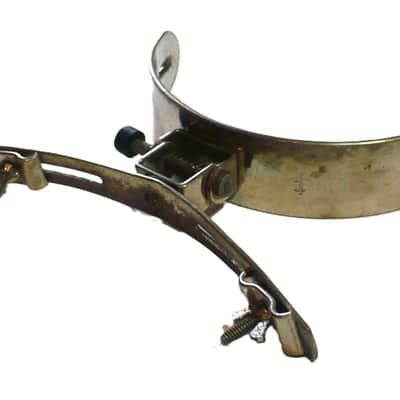 Ludwig Script Logo Marching Snare Leg Rest / Nickel image 2