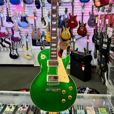 Gibson Custom Shop Wildwood Spec 1957 Les Paul Standard, Green Sparkle with Case image 3