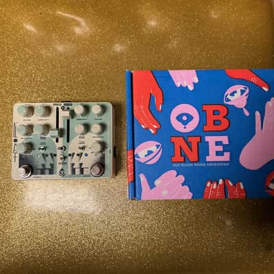 Old Blood Noise Endeavors Float Dual Moving Filter 2022 - Present - Cream / Mint Graphic used image 1