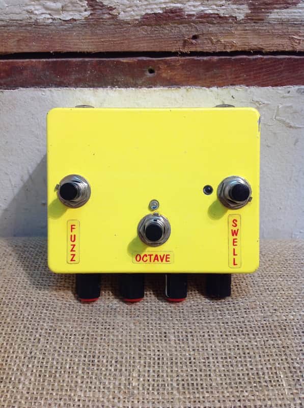 Prescription Electronics Experience Fuzz Guitar Effect Pedal Yellow image 1