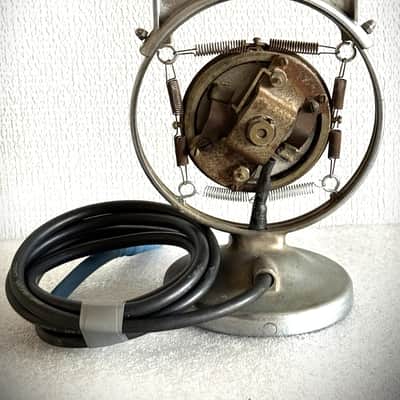 1930's Universal Co Modernized Ring/Spring DYNAMIC Microphone, works (Hear it) image 4