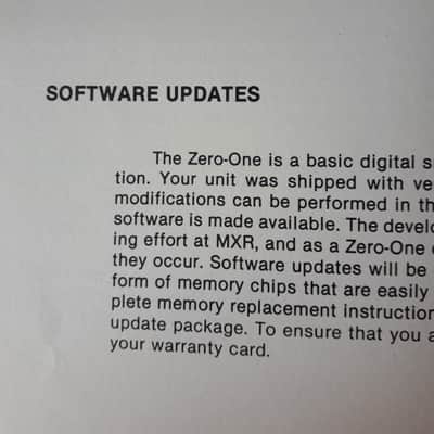 Owner's Manual for MXR 01 Digital Reverb 1984 image 3