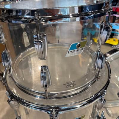Ludwig Vistalite 22/13/16 Clear 1976 image 2