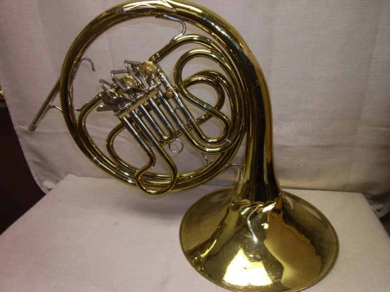 Selmer Bundy Single French Horn Brass, USA, Good Condition image 1