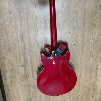 Hagstrom Alvar Bigsby B3 Wild Cherry Transparent image 4