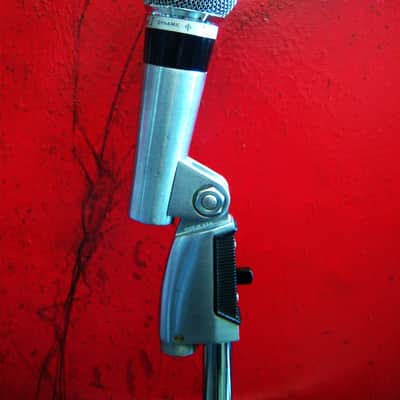 Vintage 1970's Shure 565S dynamic cardioid microphone Low Z Satin Chrome w accessories SM58 565SD 565 # 3 image 15