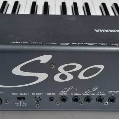 Yamaha S80 Synthesizer and Modular Plug - In System - Black image 2