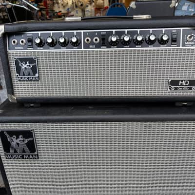 Music Man HD-150 Reverb 2-Channel 150-Watt Guitar Amp Head and Matching Cabinet image 3