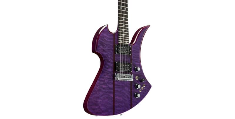B.C. Rich Mockingbird Legacy STQ Hardtail - Trans Purple image 1