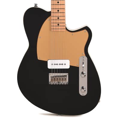 Reverend Charger JR Electric Guitar Midnight Black image 2