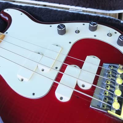 Fender Elite Precision Bass II with Maple Fretboard 1983 - 1985 - Wild Cherry image 3