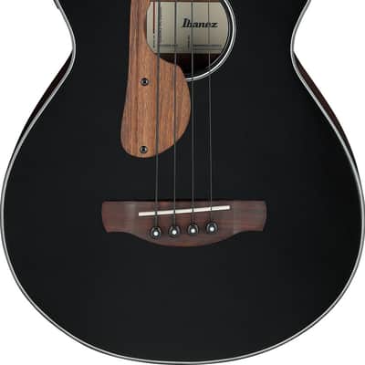 Ibanez AEGB24EBKH - 4 String Acoustic Electric Bass Guitar - Black High Gloss (AEGB24EBKH) image 10