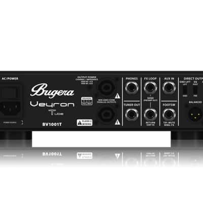 BUGERA BV1001-T VEYRON TUBE TESTATA VALVOLARE PER BASSO 2000 WATT image 4