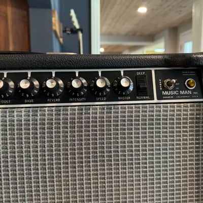Music Man 212 Sixty-Five 2-Channel 65-Watt 2x12" Guitar Combo 1974 - 1979 - Black image 4
