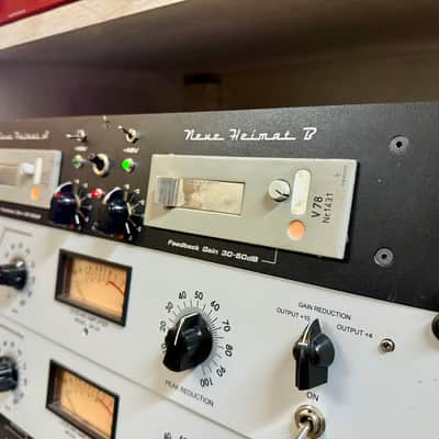 Telefunken V78 tube microphone preamplifier stereo rack c 1960 TAB Siemens maihak v72 v76 image 3