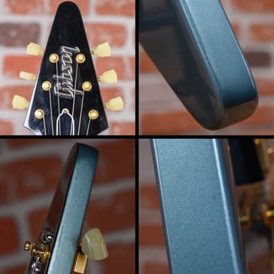 Gibson Custom Shop 1959 Mahogany Flying V Limited Run Pelham Blue VOS 2014 w/OHSC image 14