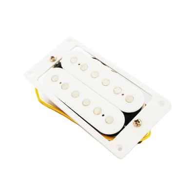 Modern Humbucker Pickups for Les Paul Guitars – White - Bridge image 2
