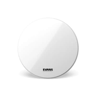 Evans 24" EQ3 Resonant Smooth White No Port Drumhead image 1