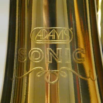 Adams Sonic Flugelhorn in Gold Lacquer image 3