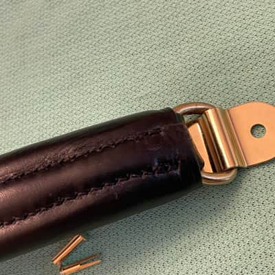 NOS leather guitar case handle for Hiscox Calton mark leaf skb gator crossrock gibson custom shop case les paul image 12