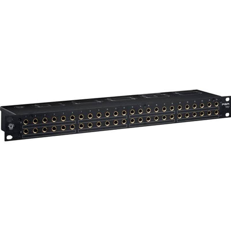 Black Lion Audio PBR TRS3 48-Point Gold-Plated TRS Patchbay with 3-Way Switching image 1