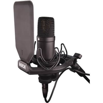 RODE NT1 Condenser Microphone with SMR Shockmount Kit image 1
