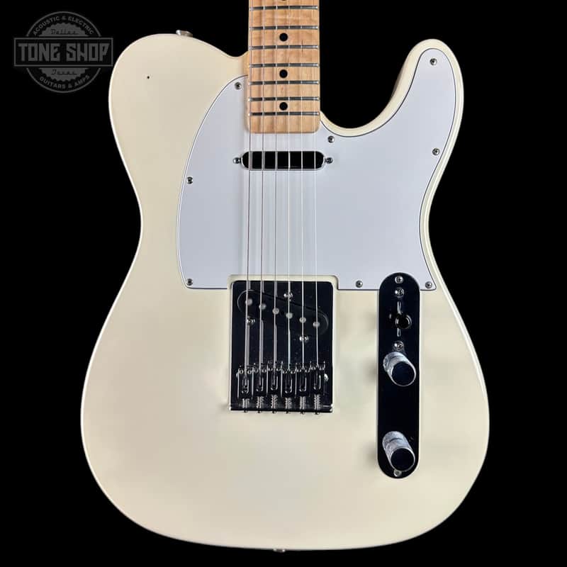 Used 2007 Fender Standard Telecaster Olympic White w/case TSU24848