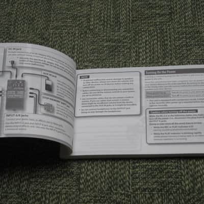 lightly handled genuine Boss Owner's Manual for RC-3 Loop Station (NO pedal / NO other items) specifically from 2012 (172 total pages cover to cover) English, German, French, Italian, Spanish, Portuguese, Dutch image 20
