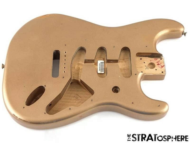 Fender Vintera Road Worn 60s Stratocaster Strat BODY, 1960s Firemist Gold image 1