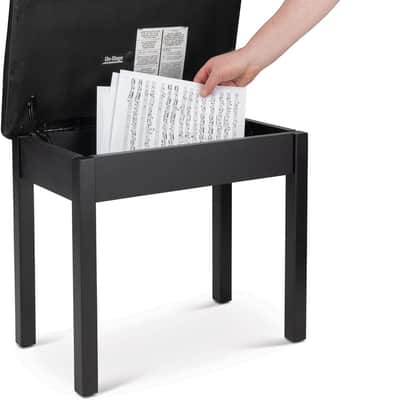 On-Stage KB8902 Flip Top Keyboard Bench, Black image 6