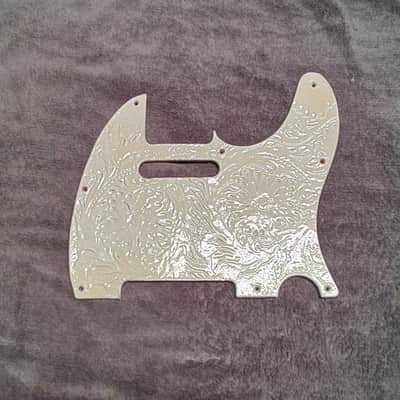 Telecaster Custom Leather Pickguard 2020's - Antique White image 1