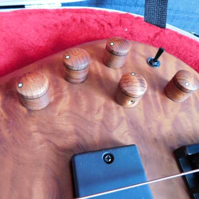 2021 MTD USA Custom Shop 535-24 5 String Electric Bass Flamed Redwood Brand New Authorized Dealer ! image 12