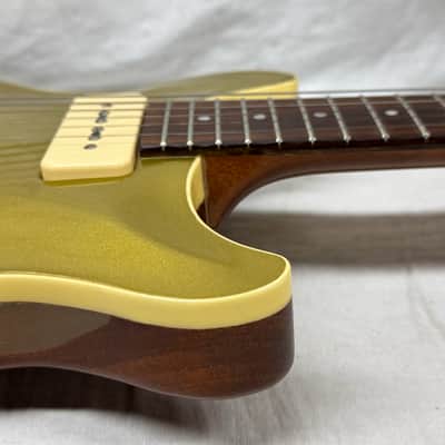 Hamer USA Studio Custom P90 Guitar with Case 1995 - Gold Top goldtop image 14