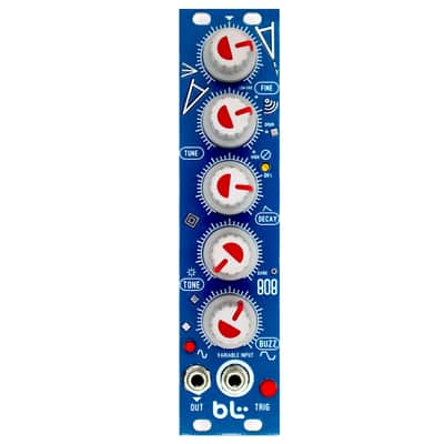 BLM Vintage Asteroid Kick Drum BLUE 2022 Blue image 1