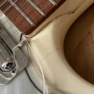 1967 Danelectro Vincent Bell Coral 12 String Electric Guitar White image 6