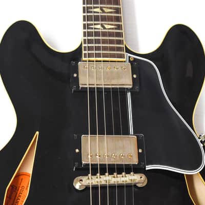 Gibson Custom 1964 Trini Lopez Standard Reissue VOS Semi-Hollow Electric Ebony image 2