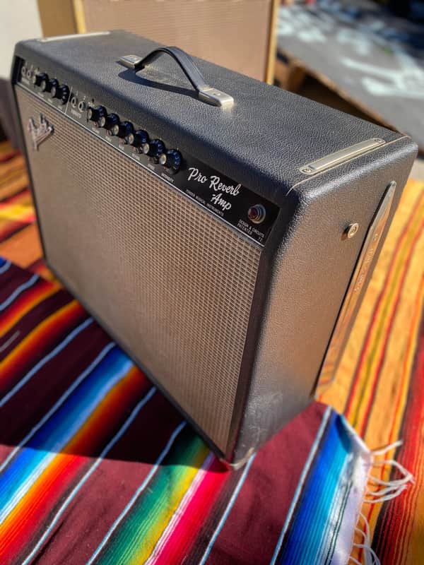 Fender Pro Reverb 2-Channel 40-Watt 2x12" Guitar Combo 1965 - 1967 - Black Panel image 1